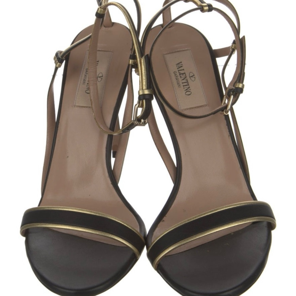 Black and gold Valentino Garavani heels size 40 1/2